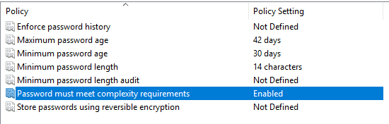 Findings Series: Weak Password Policy